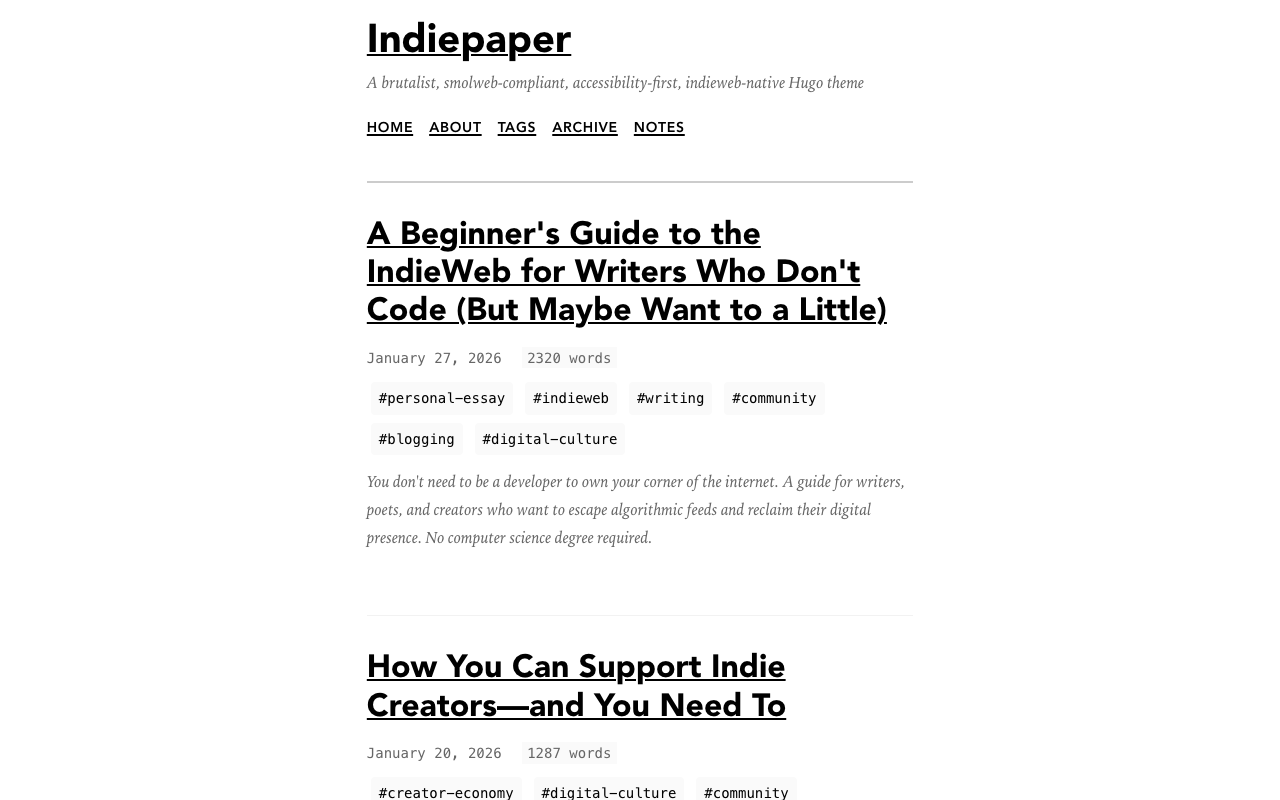 Indiepaper