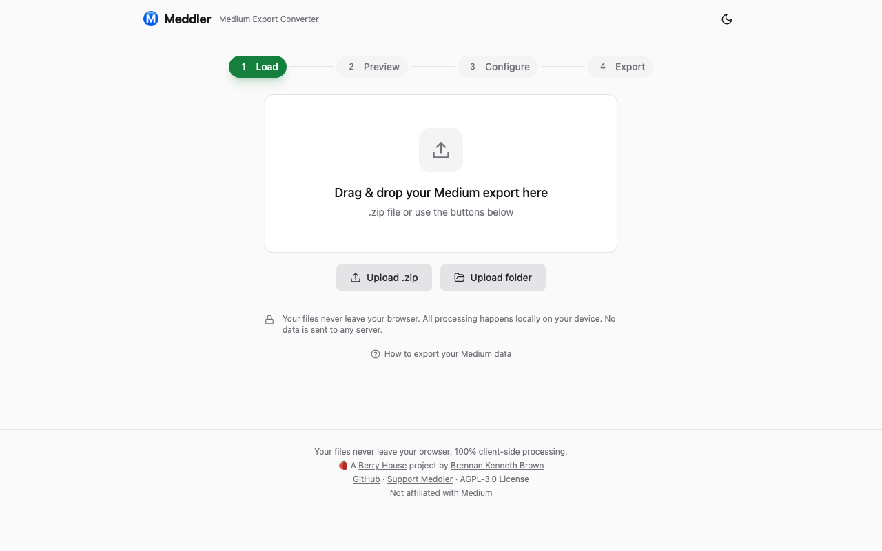 Meddler: Medium.com Exporter