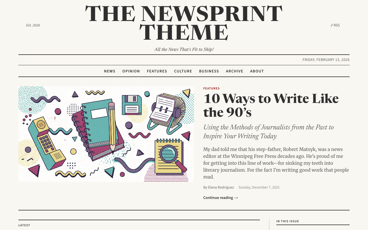 Newsprint